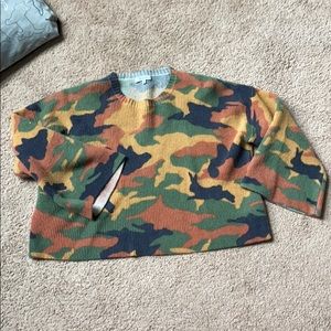 Madewell cropped sweater